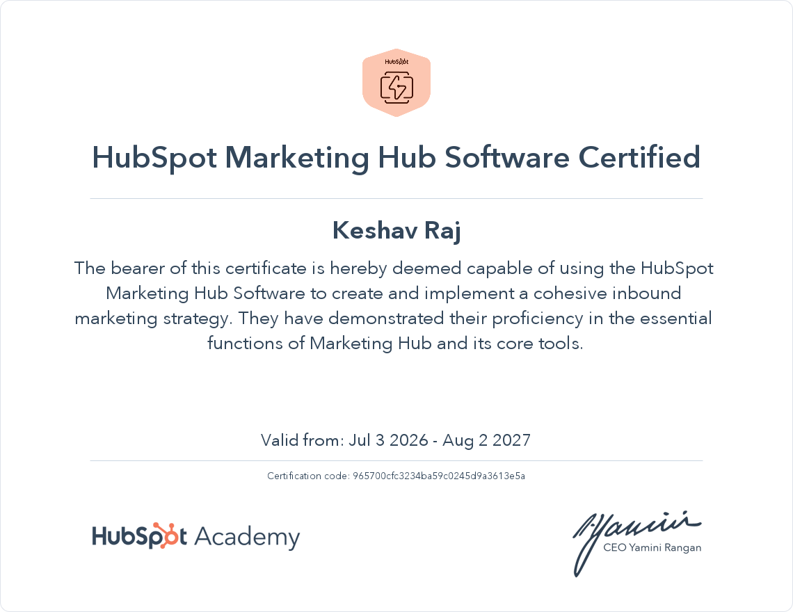 HubSpot Marketing
